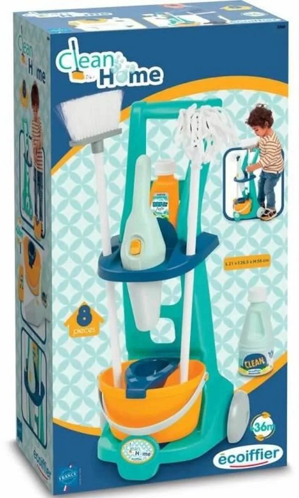 Kit de Limpeza & Armazenamento Ecoiffier Clean Home Brinquedos