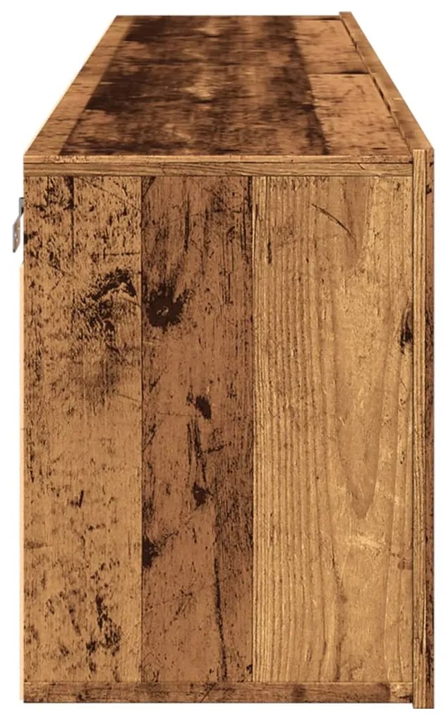 Móveis de parede para TV 2 pcs 80x30x41 cm madeira velha