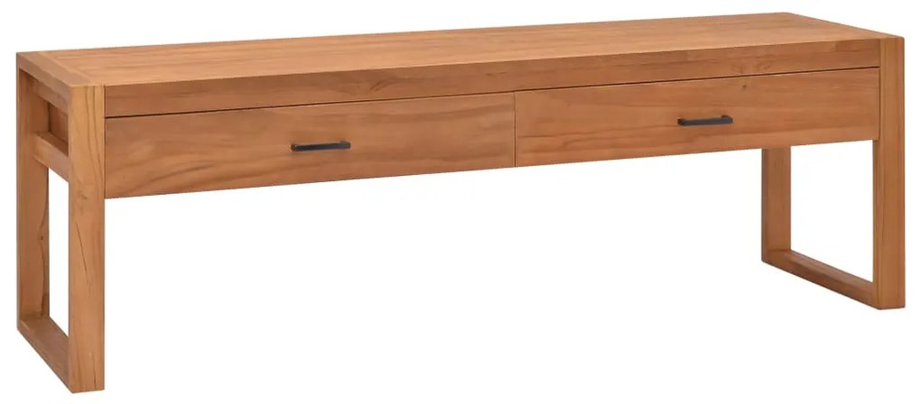 vidaXL Móvel de TV 140x40x45 cm madeira de teca