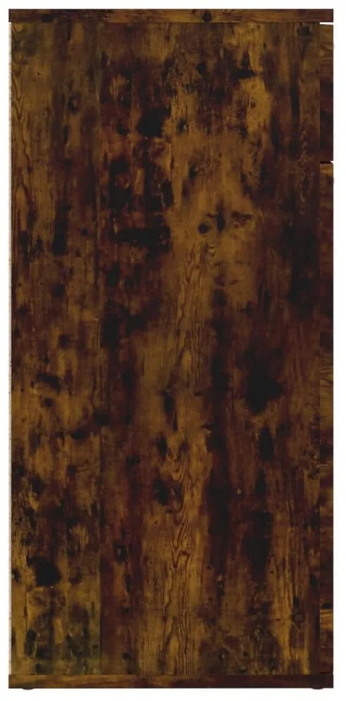 Aparador 80x36x75 cm madeira processada cor carvalho fumado