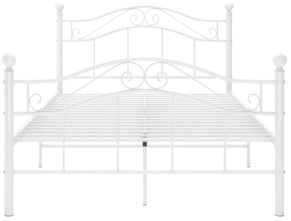 Estrutura de cama 120x200 cm metal branco