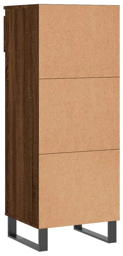 Sapateira 40x36x105 cm derivados de madeira carvalho castanho