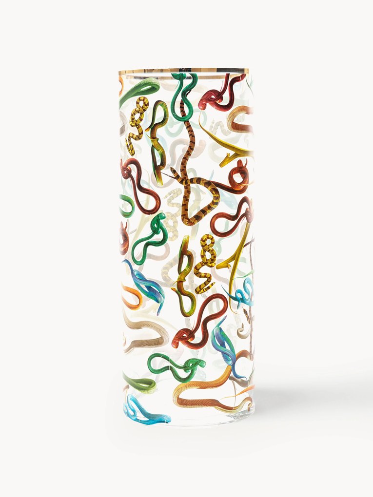Jarra de vidro Snakes, Alt 50 cm