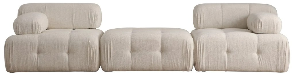 Sofá de 3 Lugares Doblo – Creme – 300 cm x 100 cm x 80 cm