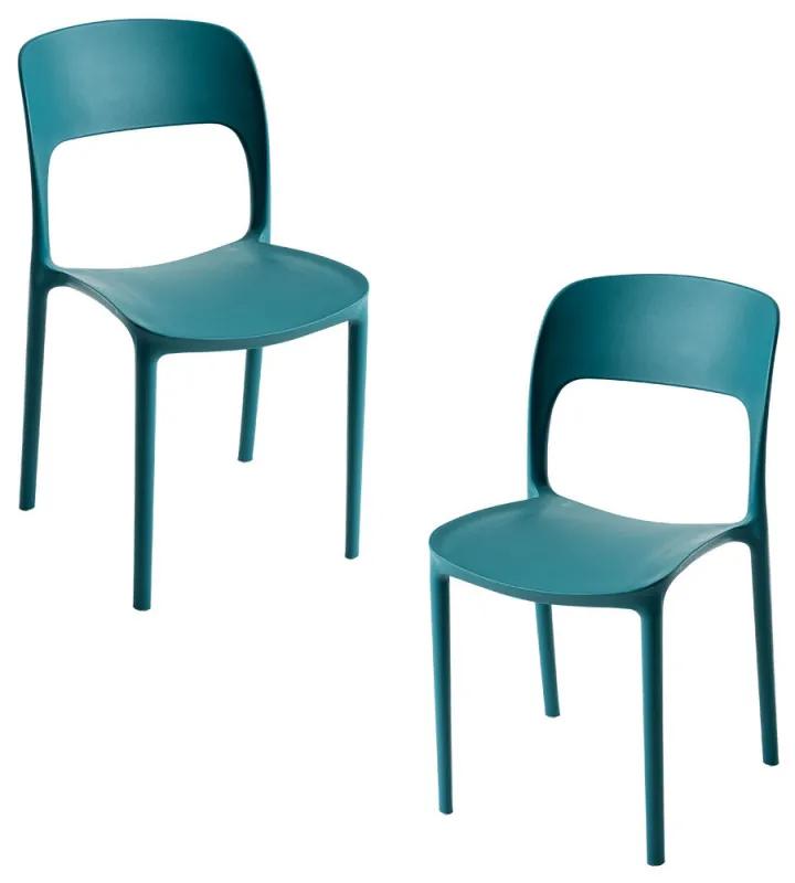 Pack 2 Cadeiras Inis - Verde-azulado