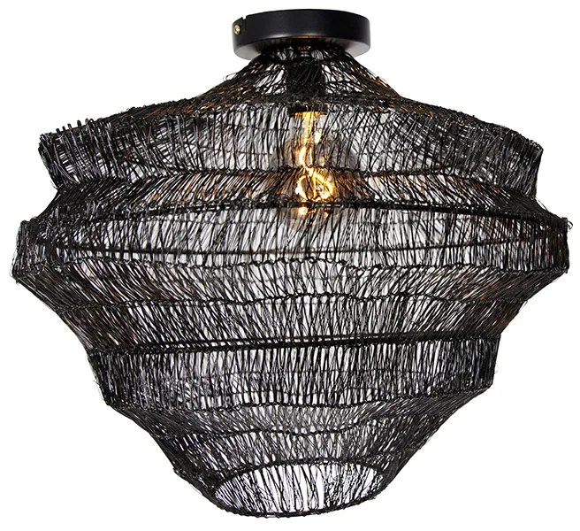 Candeeiro de tecto oriental preto 45 cm - VADI Oriental