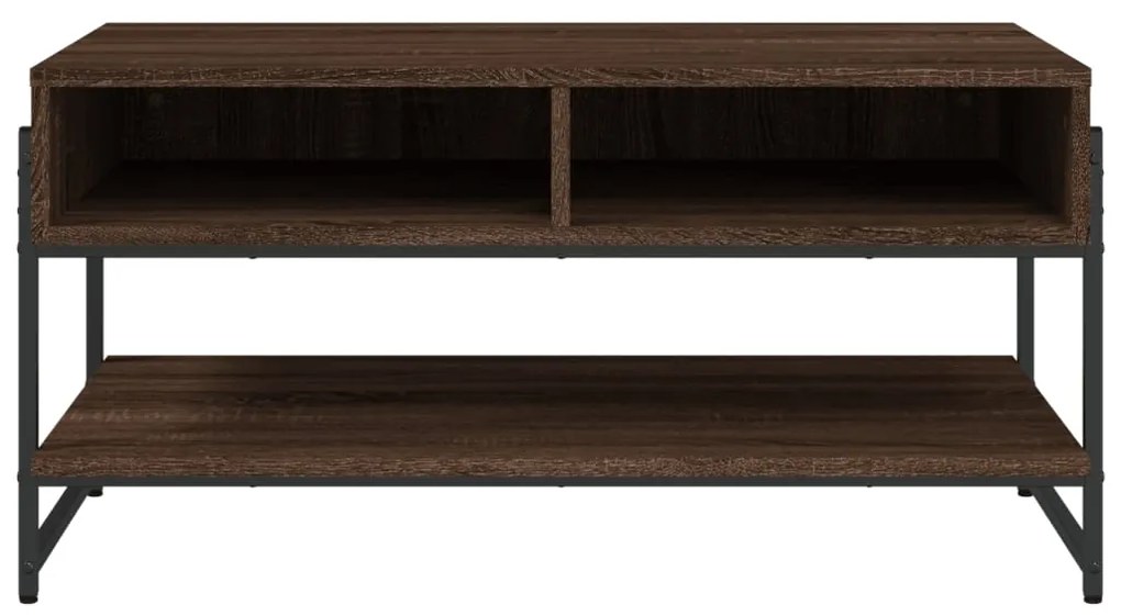 Mesa de centro 90x50x45 cm derivados madeira carvalho castanho