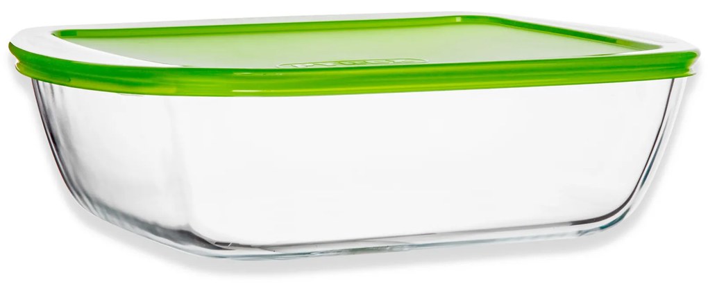 Assadeira Vidro com Tampa Pyrex 2600ml 28X20X8cm