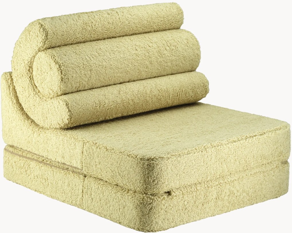 Cadeira dobrável para crianças em teddy artesanal Flipster