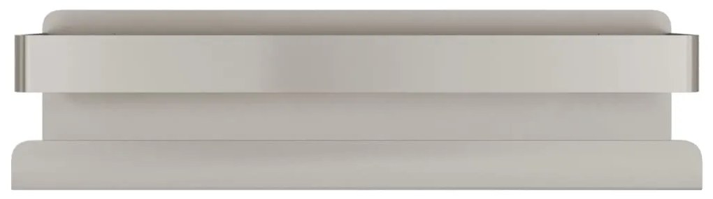 Prateleira de chuveiro 23x6,5x6 cm aço inoxidável 304 escovado