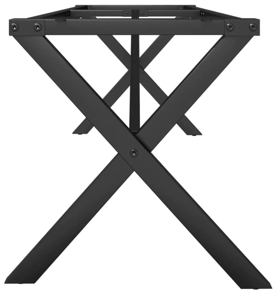 Pernas para mesa de centro estrutura em X aço