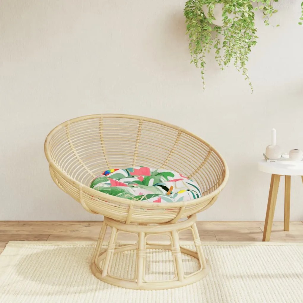 vidaXL Almofadão redondo Ø 60 x11 cm tecido oxford multicor