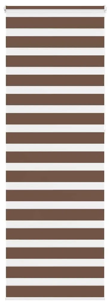 vidaXL Cortina de zebra 80x230 cm largura do tecido 75,9 cm poliéster