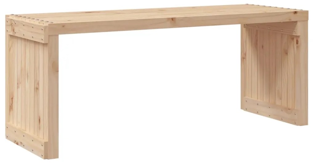 Banco de jardim extensível 212,5x40,5x45 cm pinho maciço