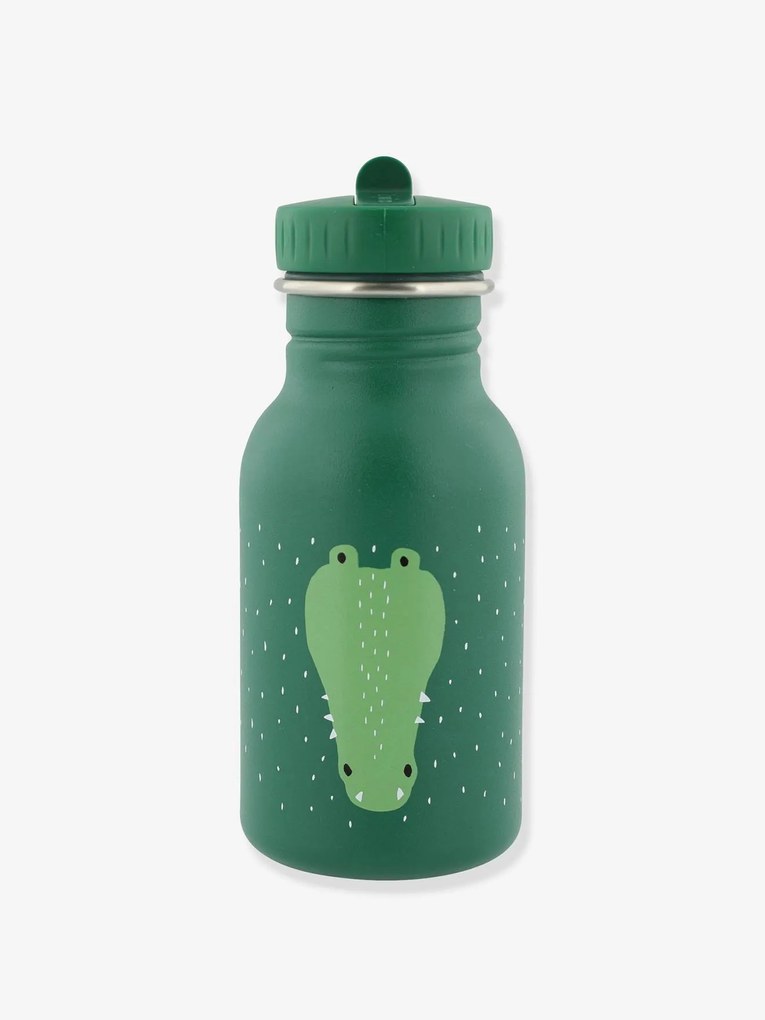 Garrafa de 350 ml, da TRIXIE verde escuro liso com motivo
