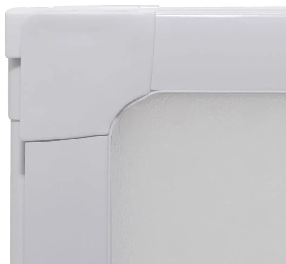 Painel de vidro dobravel para banheira 3 peças 141 x 132 cm
