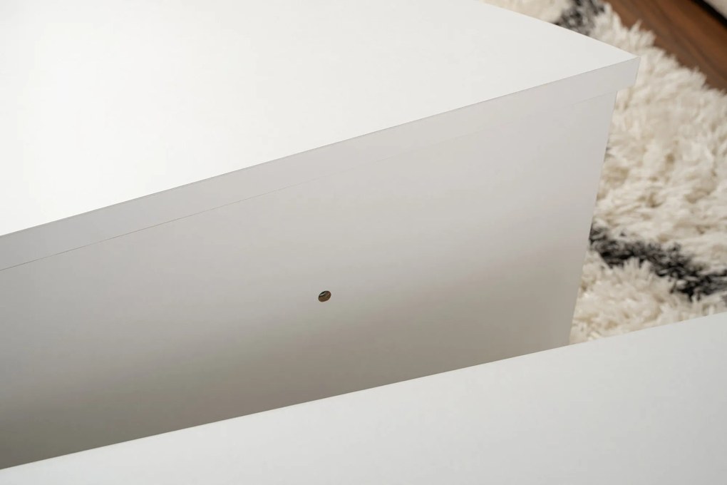 Mesa de Centro "Orion" – Branco, Conjunto Modular, 90x60x30 cm, Design