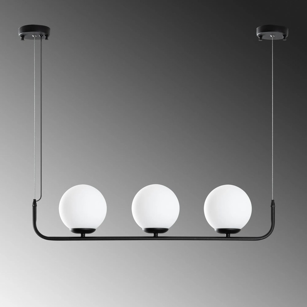 Candeeiro de Teto Faruk – Preto – 76 cm