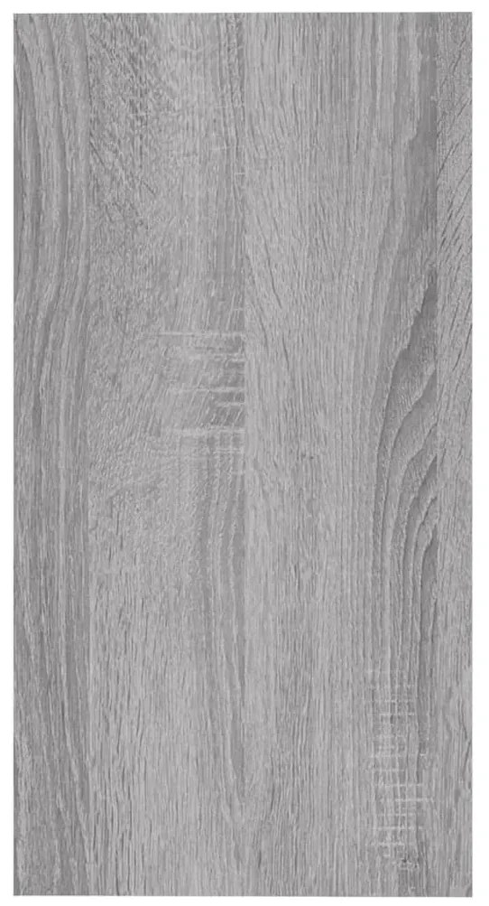 Mesa de apoio 50x26x50 cm derivados de madeira cinzento sonoma