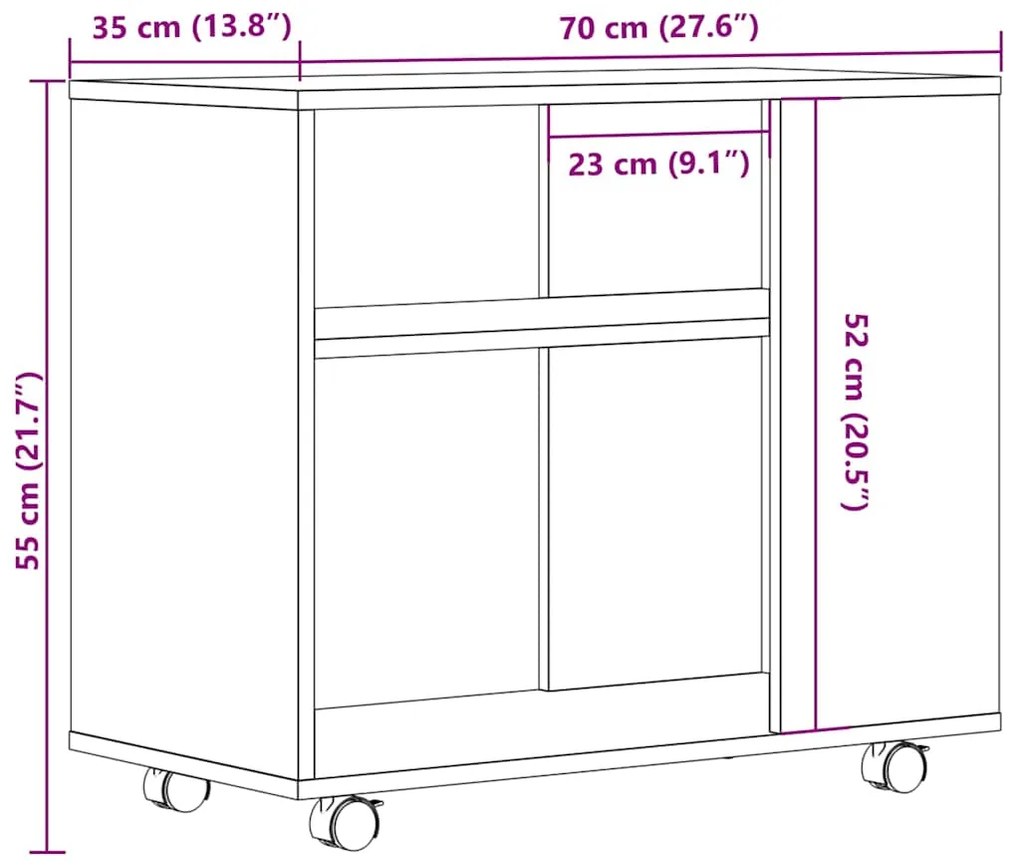 Mesa de apoio madeira velha 70x35x55 cm madeira trabalhada