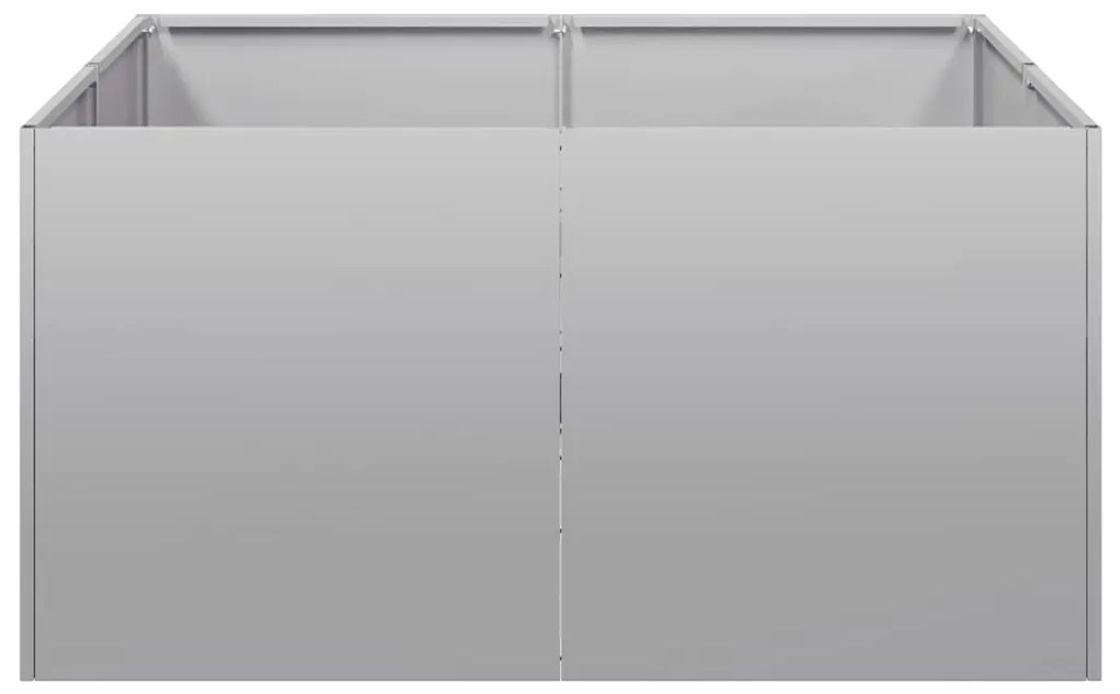 Planter 80x80x40 cm aço galvanizado