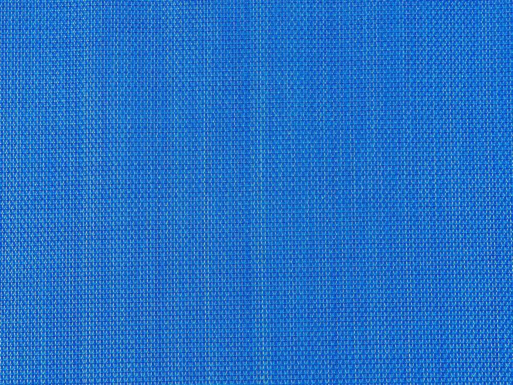 Cadeira de jardim dobrável azul e preta LOCRI II Beliani