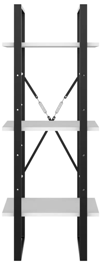 Estante c/ 3 prateleiras derivados de madeira branco