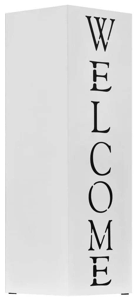 Suporte para guarda-chuvas Welcome aço branco