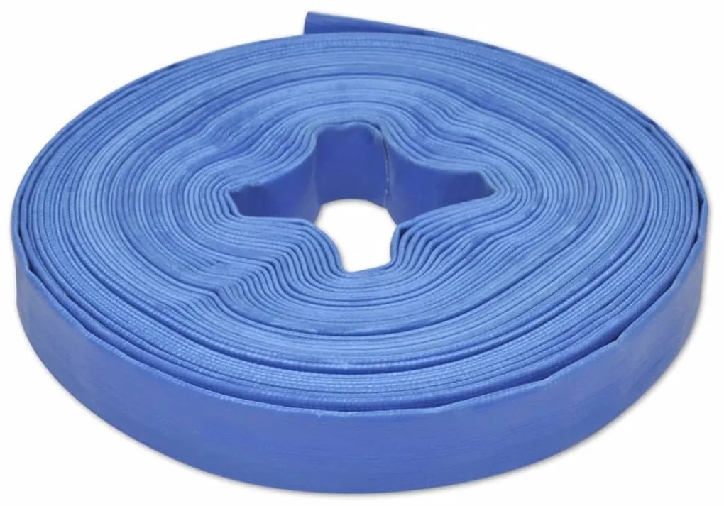 vidaXL Mangueira lisa para transporte de água 25 m 1" PVC