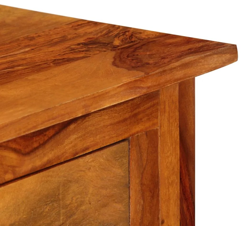Aparador com 3 gavetas 110x30x80 cm madeira de acácia maciça