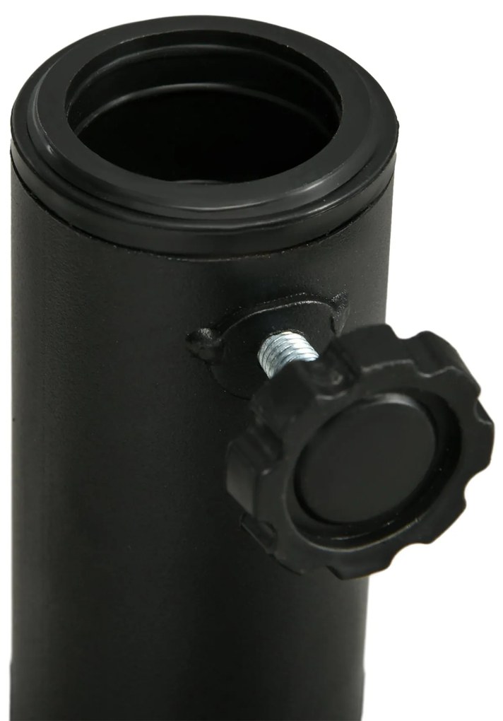 Base de Chapéu de Sol Redondo Suporte para Chapéu de Sol Recarregável