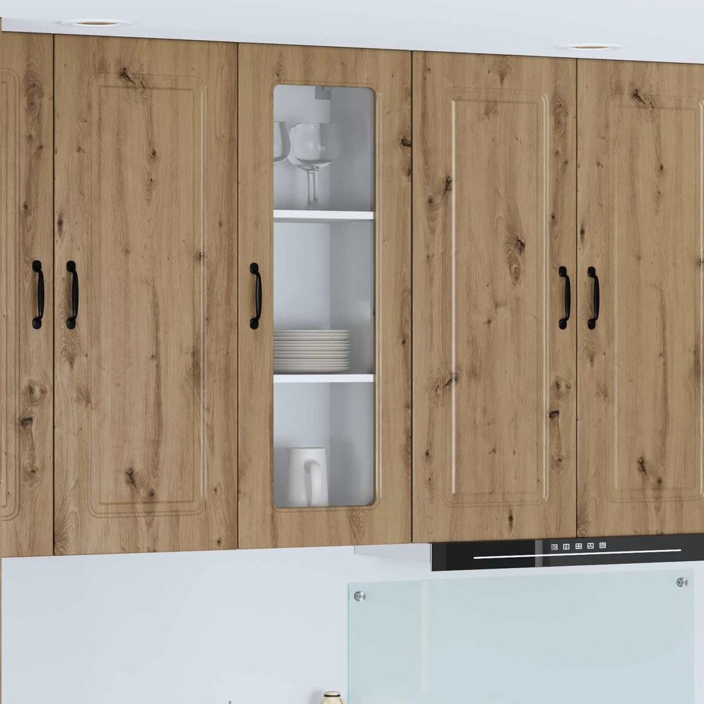 vidaXL Armário de Cozinha Kalmar Carvalho Artesanal 40 x 31 x 100 cm