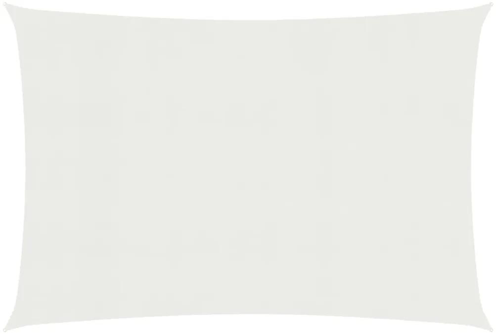 Para-sol estilo vela 160 g/m² 2,5x5 m PEAD branco
