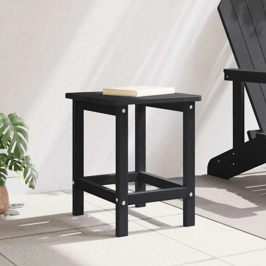 Mesa Lateral Adirondack Preto 38x38x45 cm HDPE