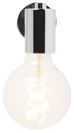 Candeeiro de parede moderno cromado - Facil Design,Moderno