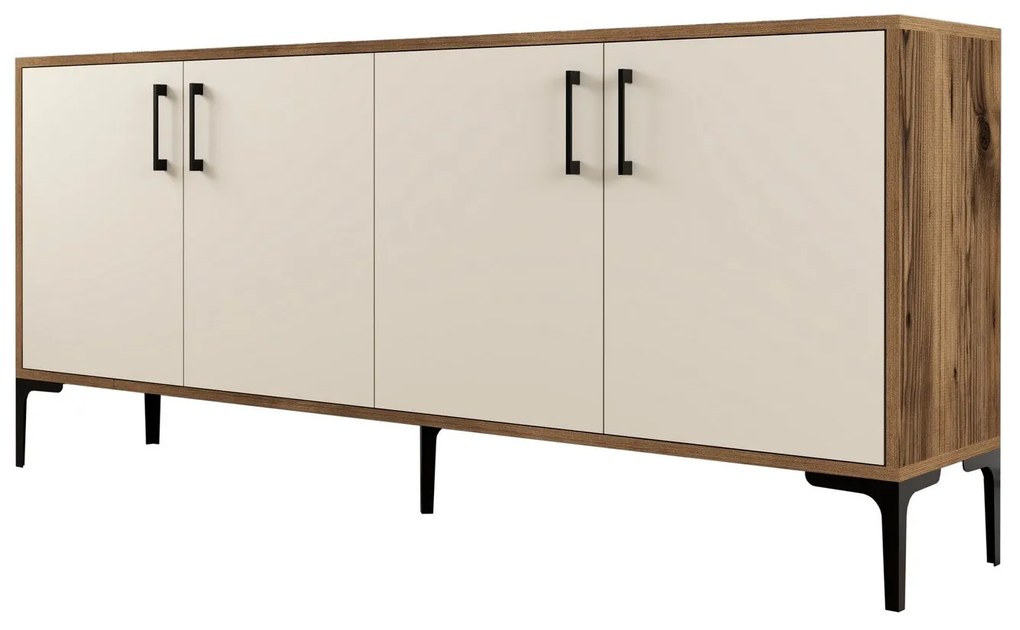 Console Kiev – Walnut Cream – 180 cm x 78 cm x 35 cm
