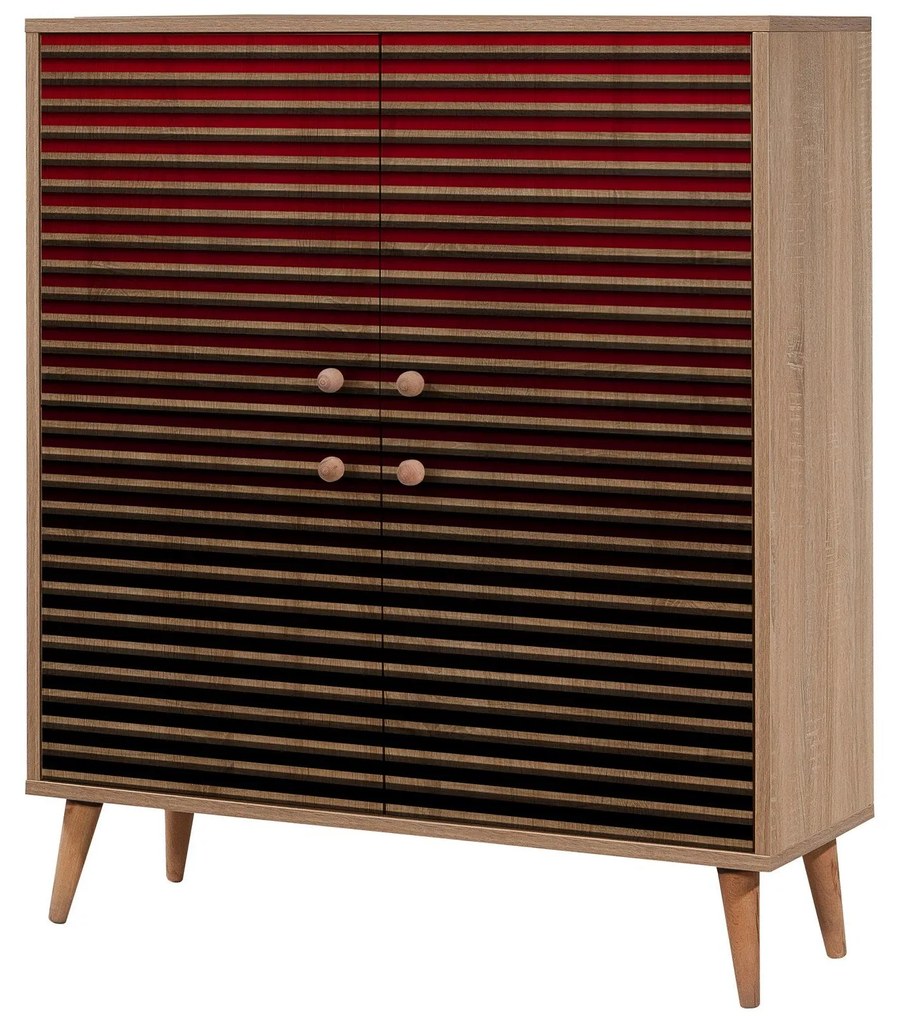 Armário Multiusos Multilux – Carvalho Sonoma – 95x111x36 cm