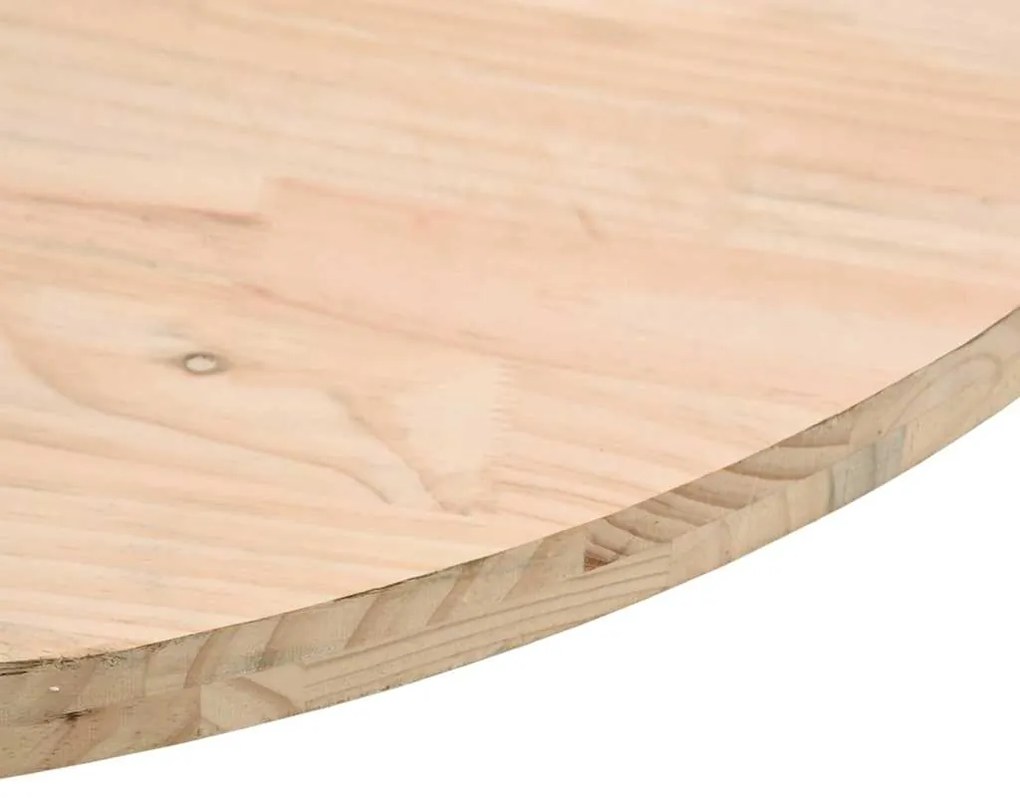 Tampo de mesa redondo Ø70x3 cm madeira de pinho maciça