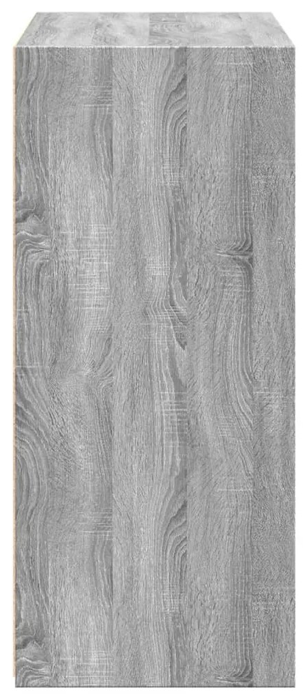 Aparador 70x41x93 cm derivados de madeira cinzento sonoma