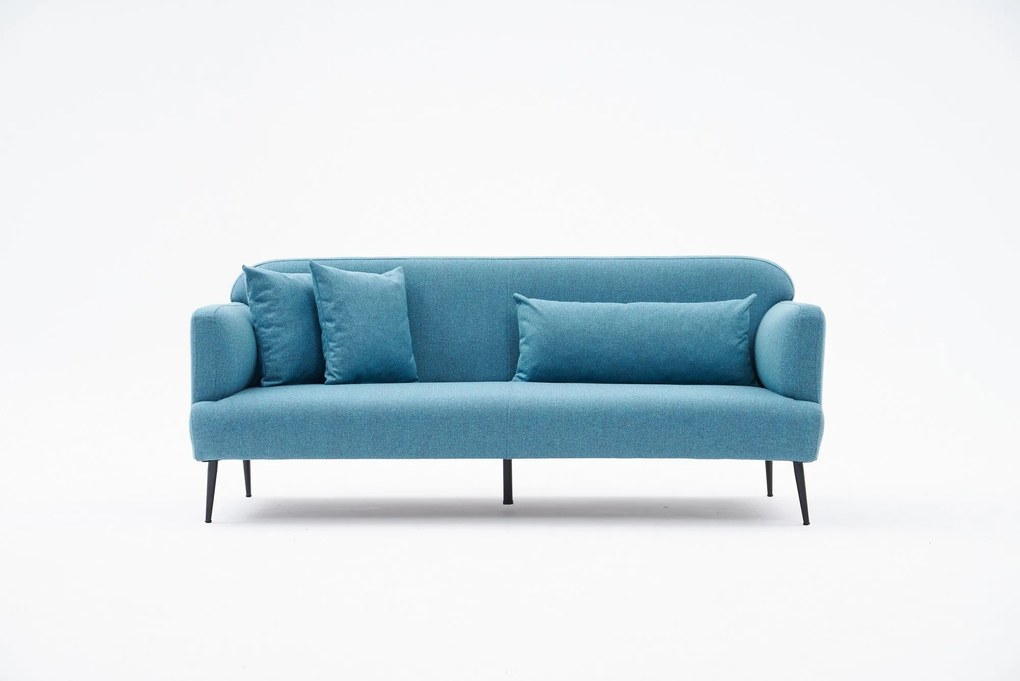 Sofá de 3 Lugares Revos – Turquesa – 200x80x100 cm