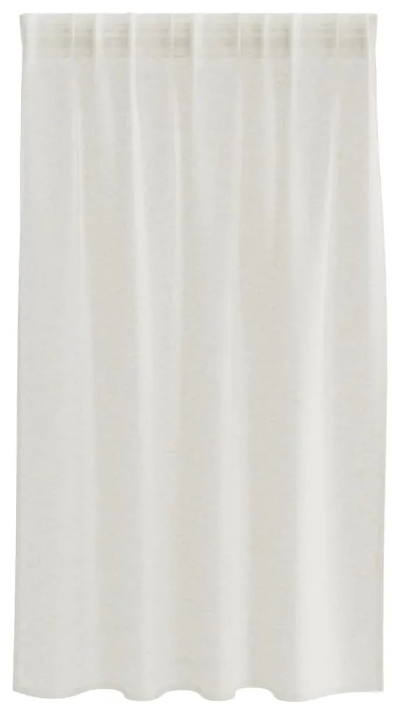 Cortinas com cortinas 2 pcs Creme 140 x 140 cm Poliéster