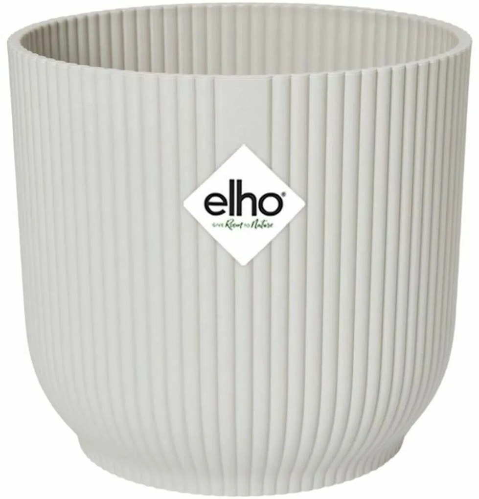 Vaso Elho ø 25 cm Redonda Branco Plástico