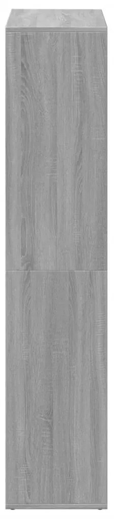 Estante divisória 69,5x29x137,5 cm deriv. madeira cinza sonoma