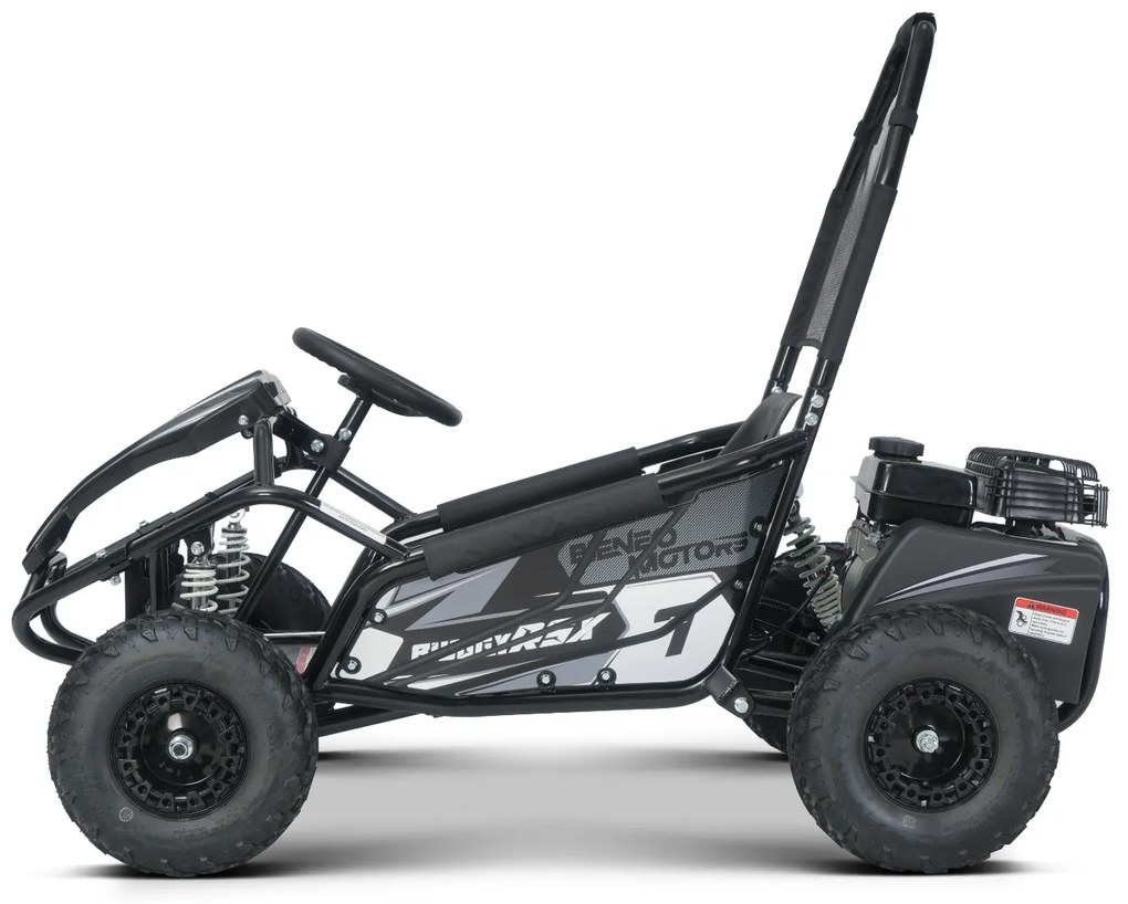 Buggy Kart a gasolina para crianças Motors BUGGY RSX - 98 cm³ Preto