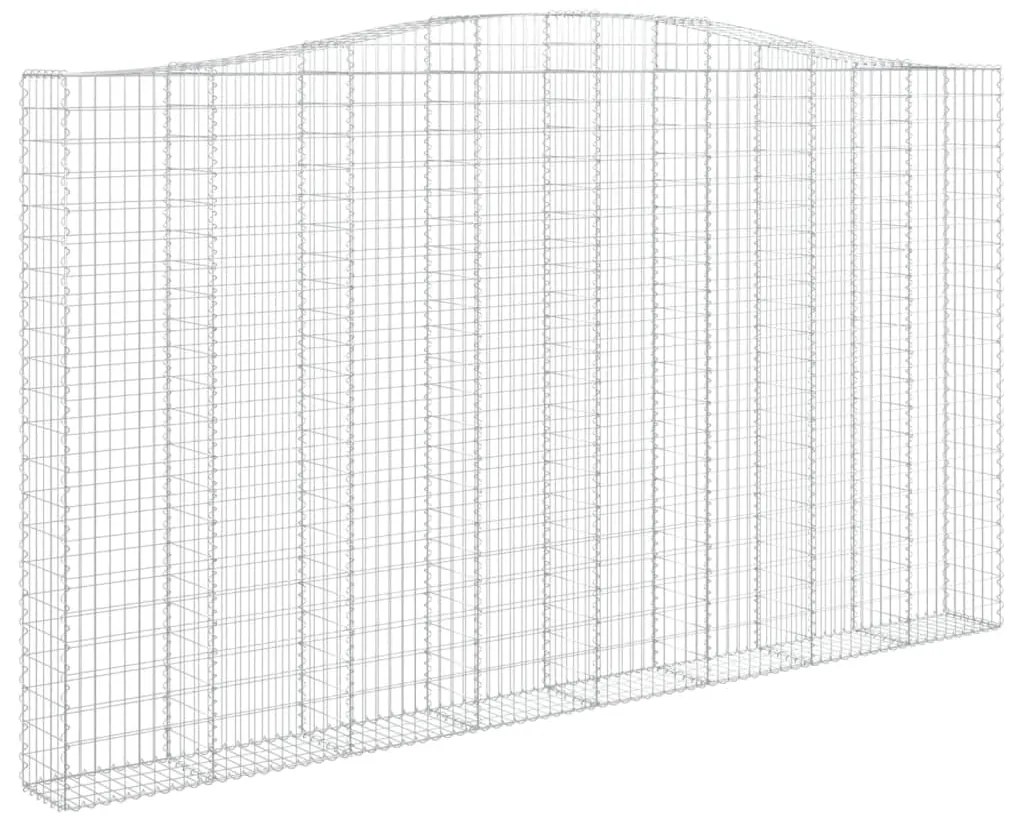 Cestos gabião arqueados 5pcs 400x30x220/240cm ferro galvanizado