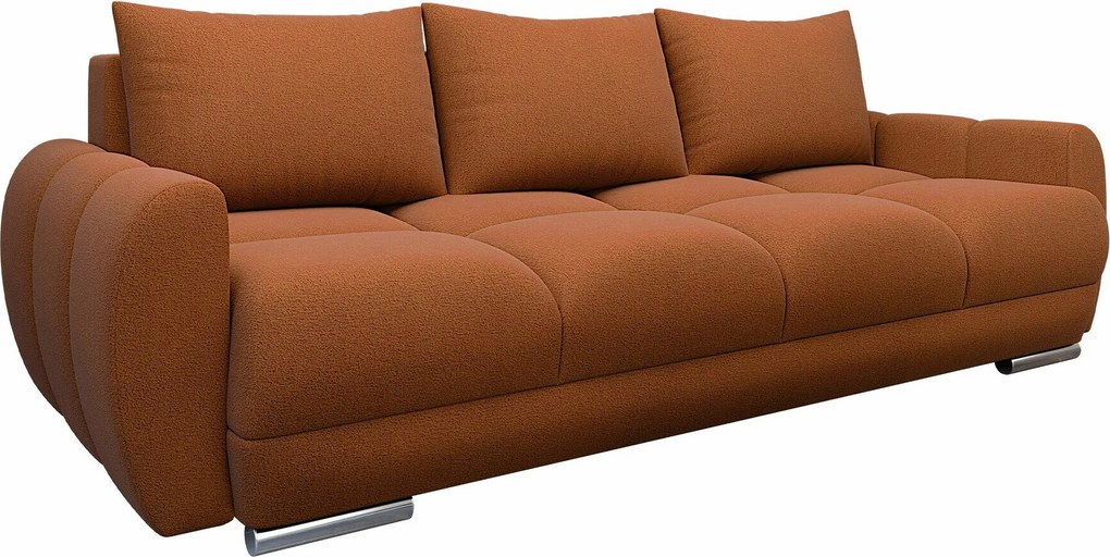 Sofá-cama Camden 103, Cama com arrumação, 89x234x97cm, 99.5 kg, Pernas: Plástico