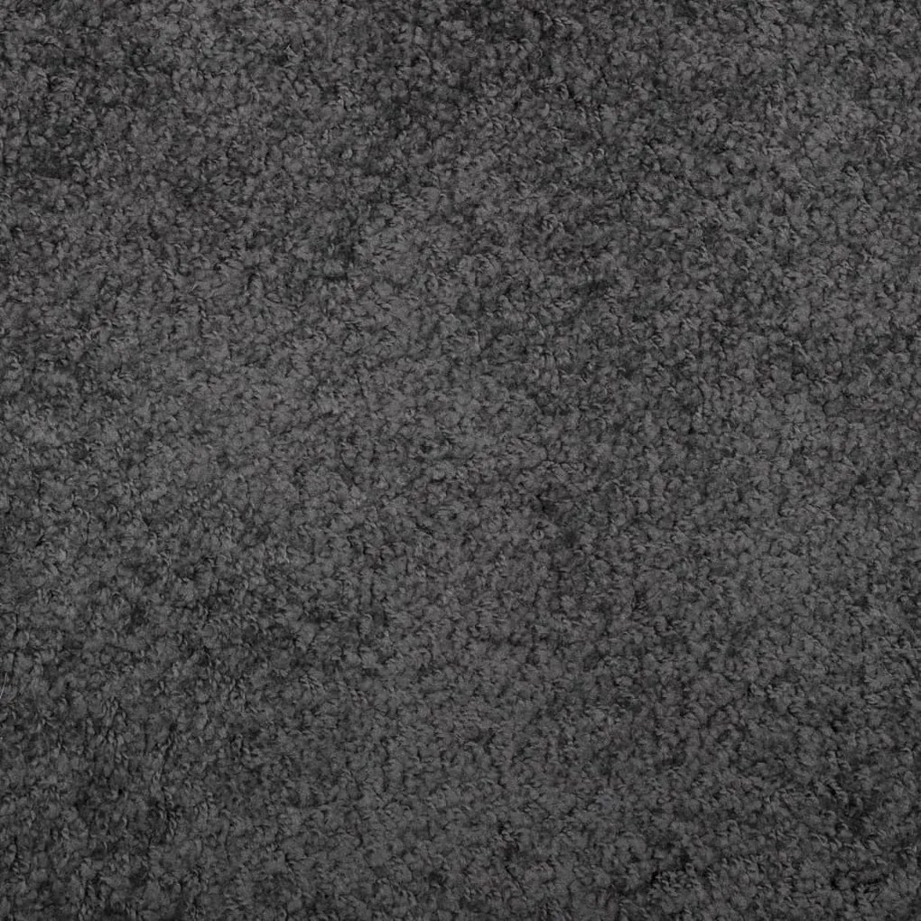 Tapete shaggy de pelo alto PAMPLONA 80x200 cm antracite