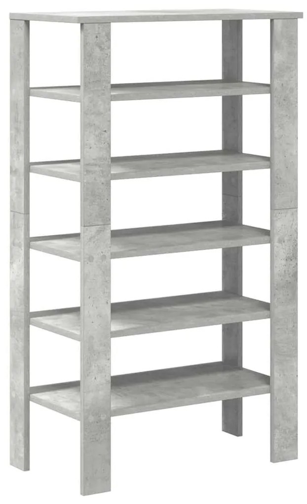 Sapateira 61x32x105 cm derivados de madeira cinzento cimento