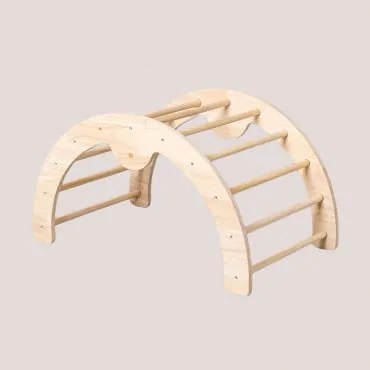 Arco De Aprendizagem Pyqer Natural Kids Madeira Natural - Sklum