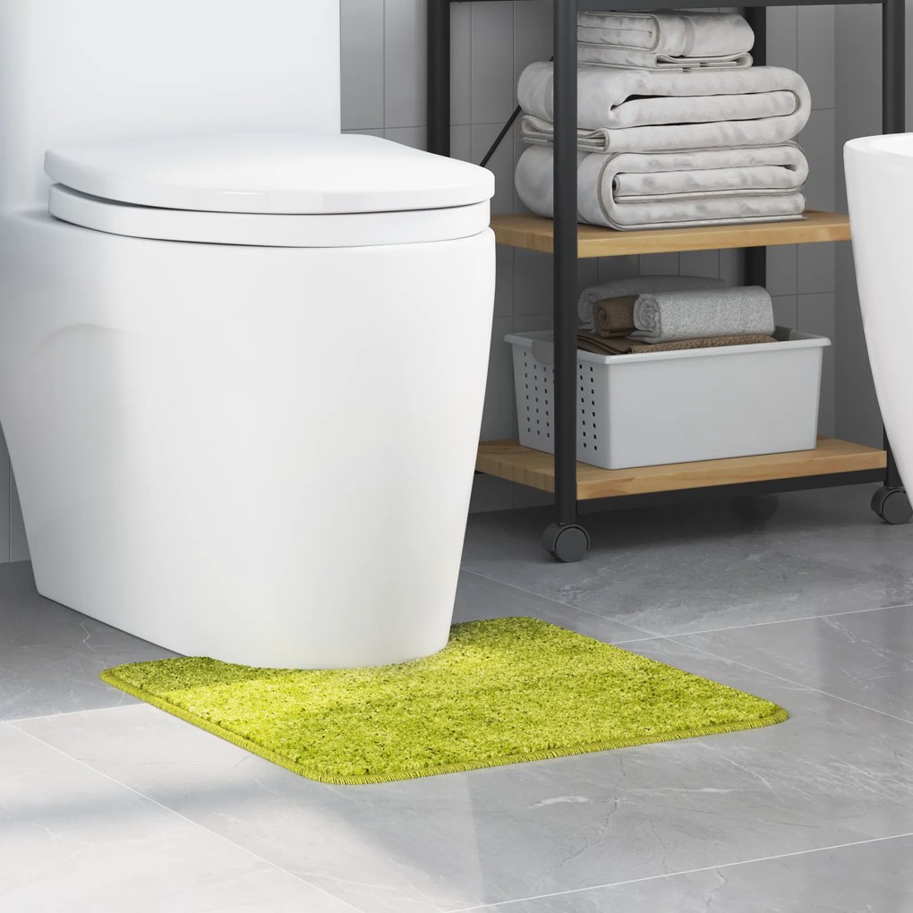 Tapete de Banho U-Shape Verde 50x50 cm Polipropileno Antiderrapante